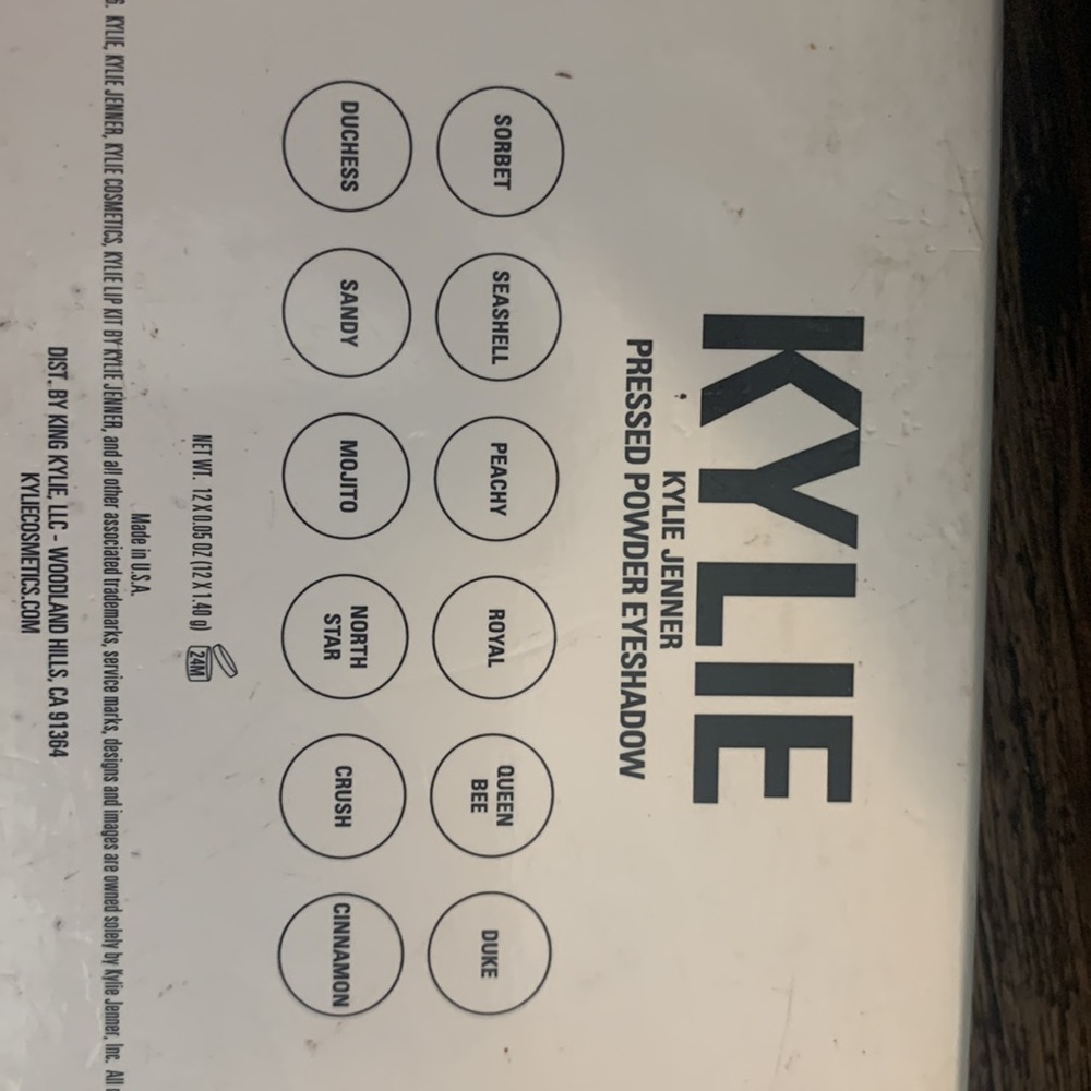 Like new-not used Kylie Jenner 12 beautiful eye shadow for everyday or evenings! - Picture 3 of 3